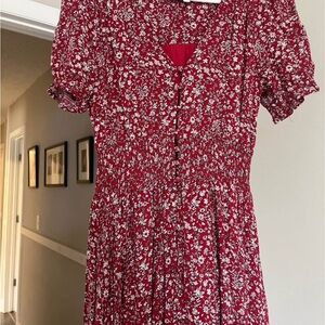 Hayden Los Angeles Red Floral Dress